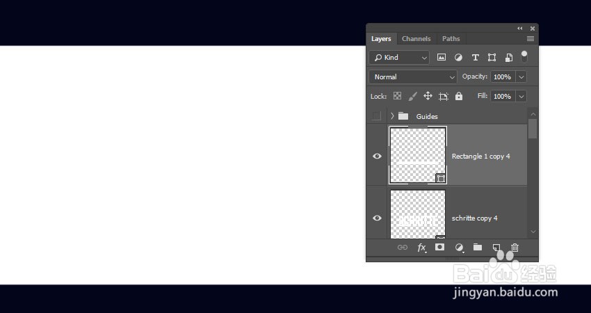 如何在PS中制作3D折叠步骤文字效果