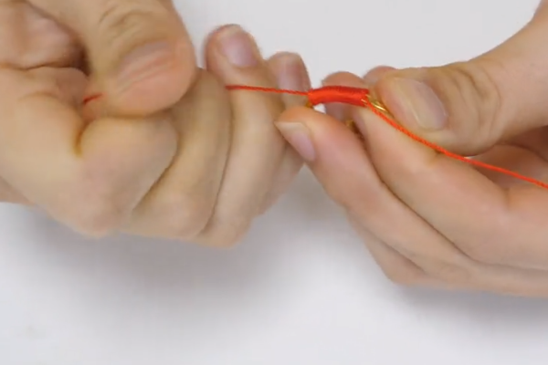 活口戒指怎么绑线