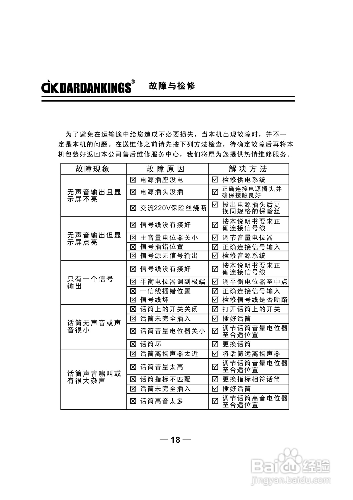帝肯专业KTV功放PK3600使用说明书:[1]