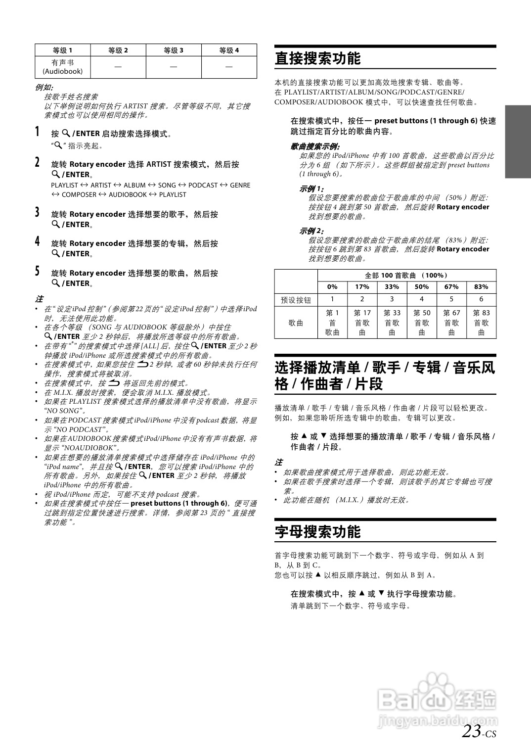 阿尔派CD机CDE-123E说明书:[2]
