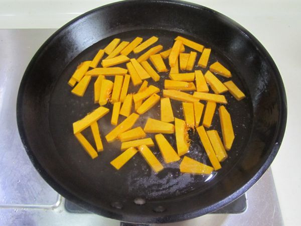山药西芹炒南瓜