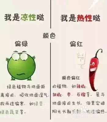 教你快速辨别食物是寒性还是热性？
