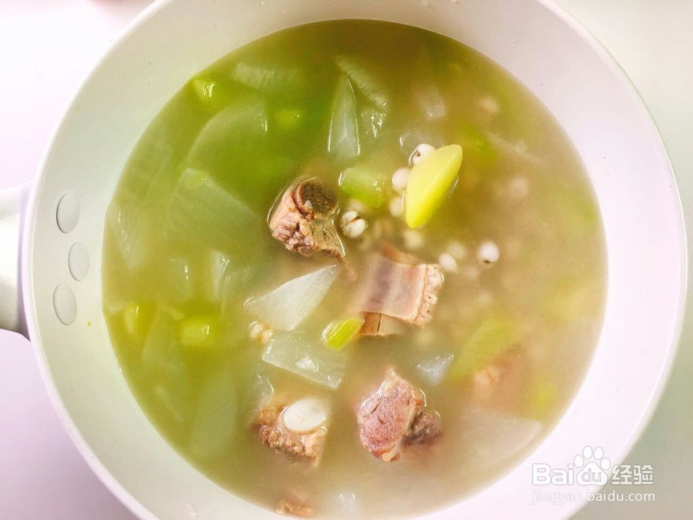 适合宝宝的冬瓜薏米排骨