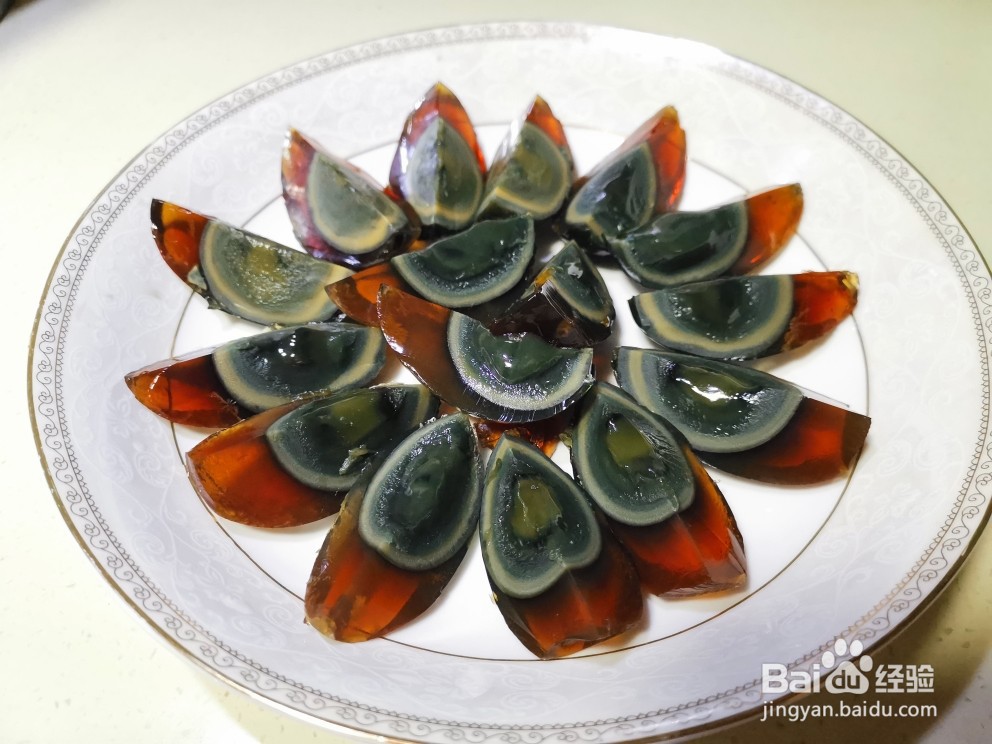 凉拌皮蛋的做法
