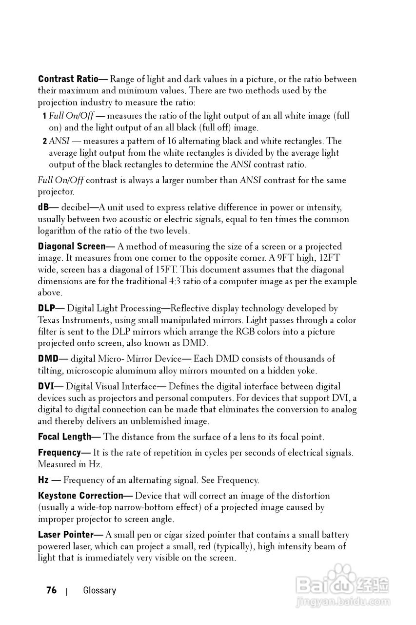 DELL Dell 2400MP Projecto投影机说明书:[8]