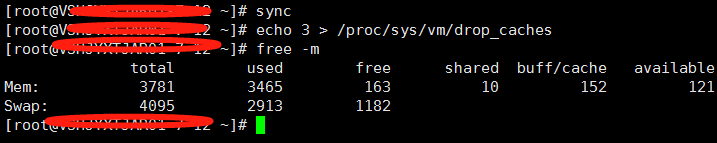 手动释放linux cache内存方法