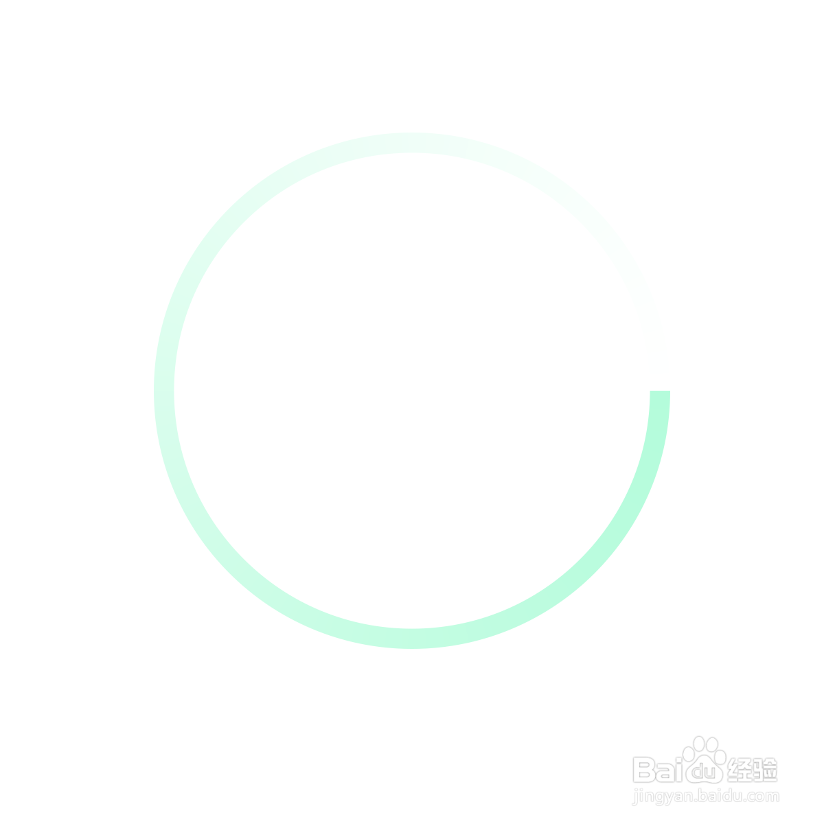 PS怎样制作有透明度变化的色环