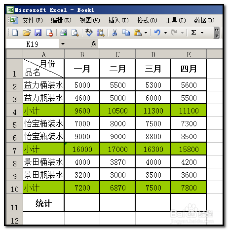 excel2003如何运用函数结合通配符按条件求和？