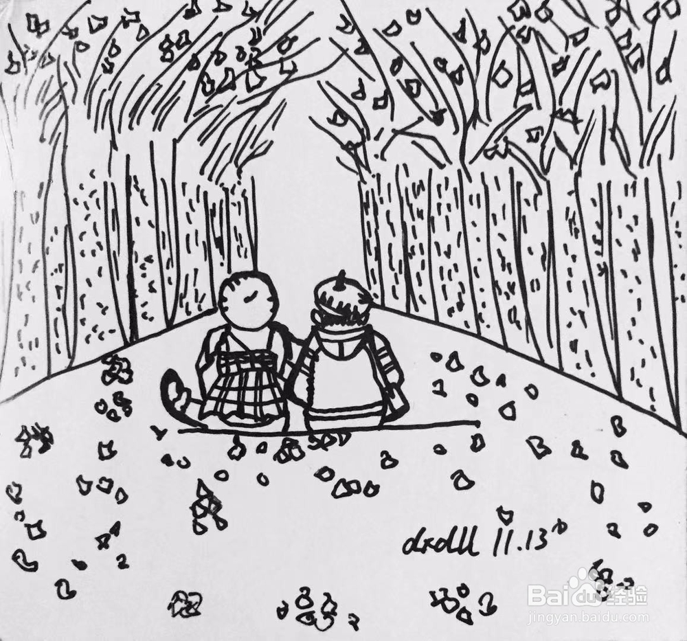 茉莉蜡笔手绘之好朋友