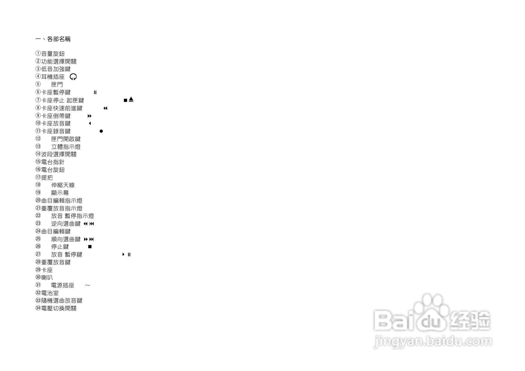 三洋MCD-TT323手提CD收录音机使用说明书