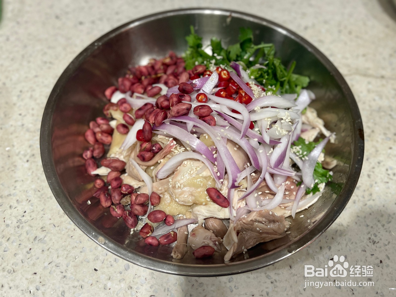 盐焗手撕鸡的做法