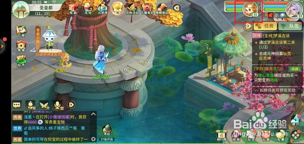 梦幻逍遥手游宠物怎么洗髓？