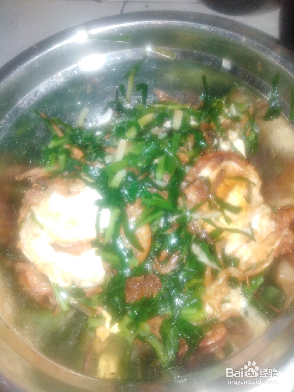 鸡蛋韮菜虾米如何做好吃