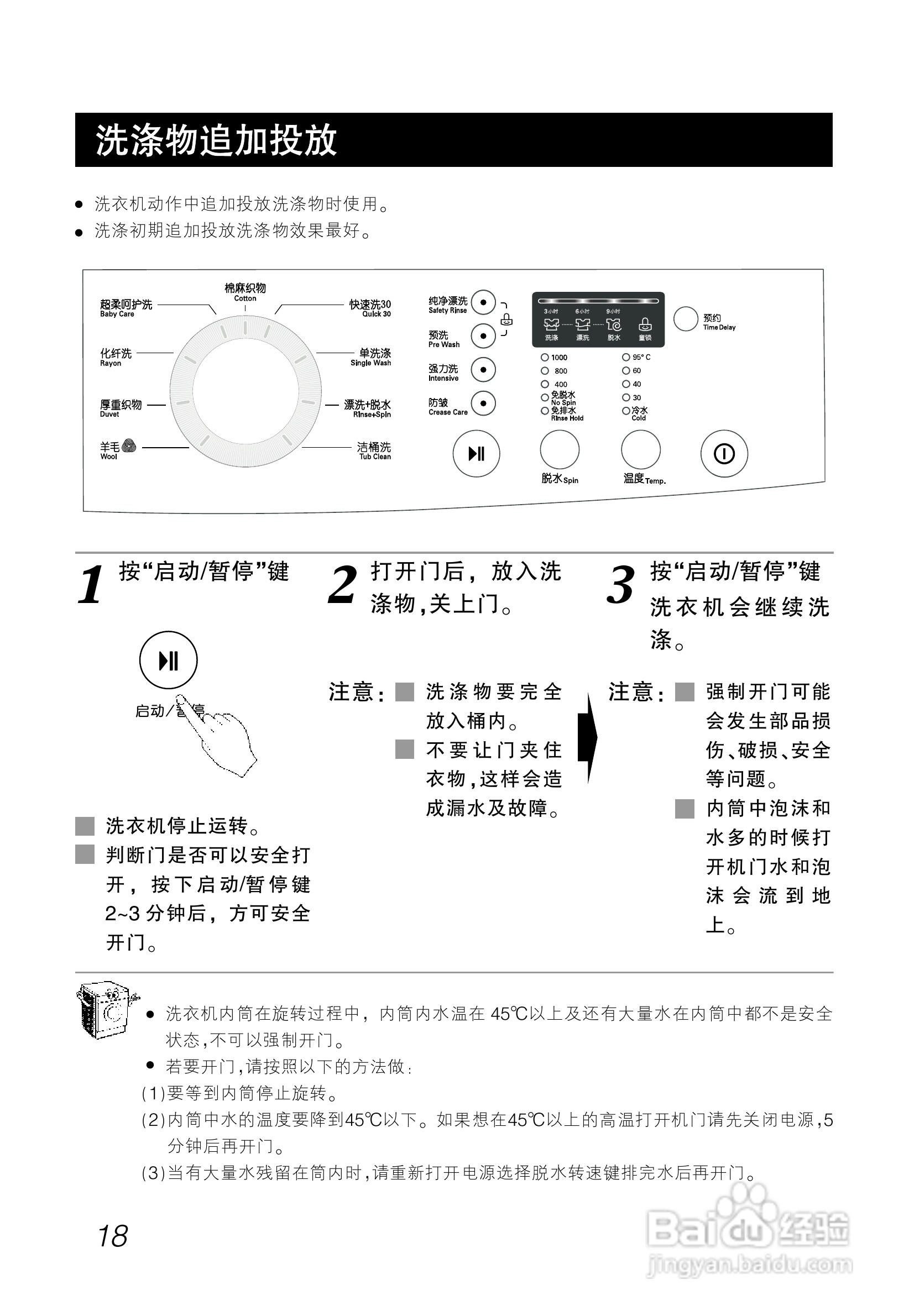 老款lg洗衣机说明书图片