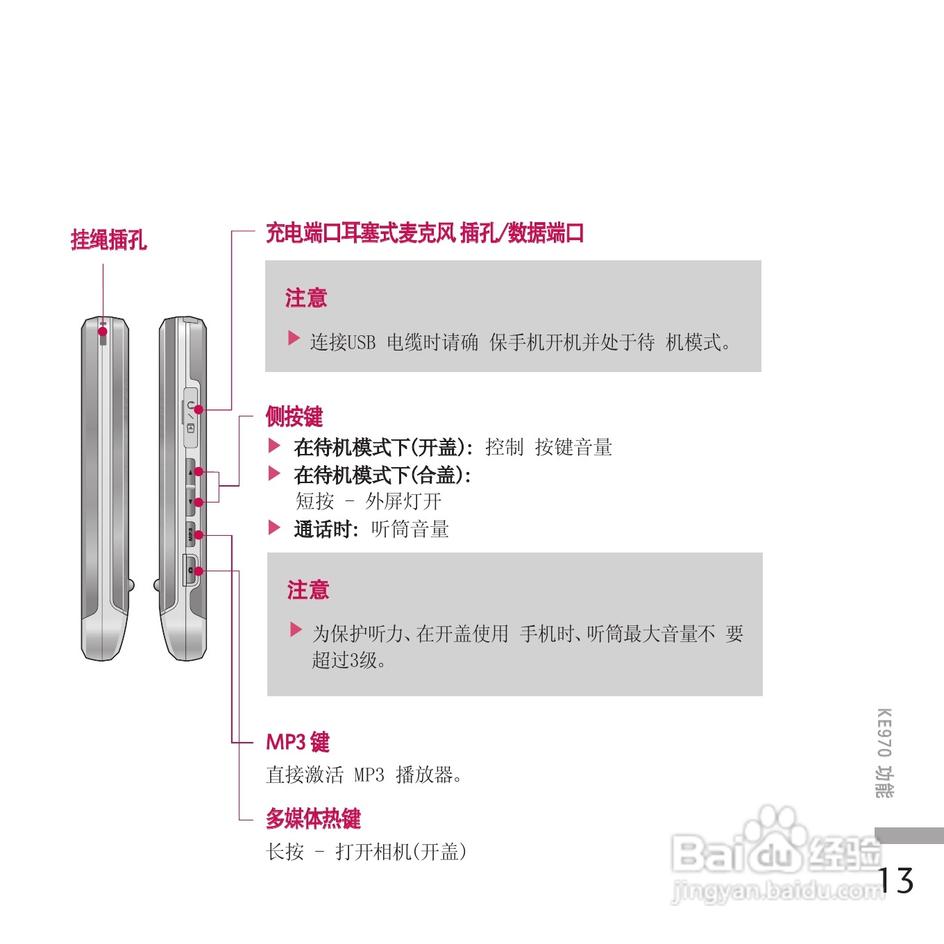 LG KE970手机使用说明书:[11]