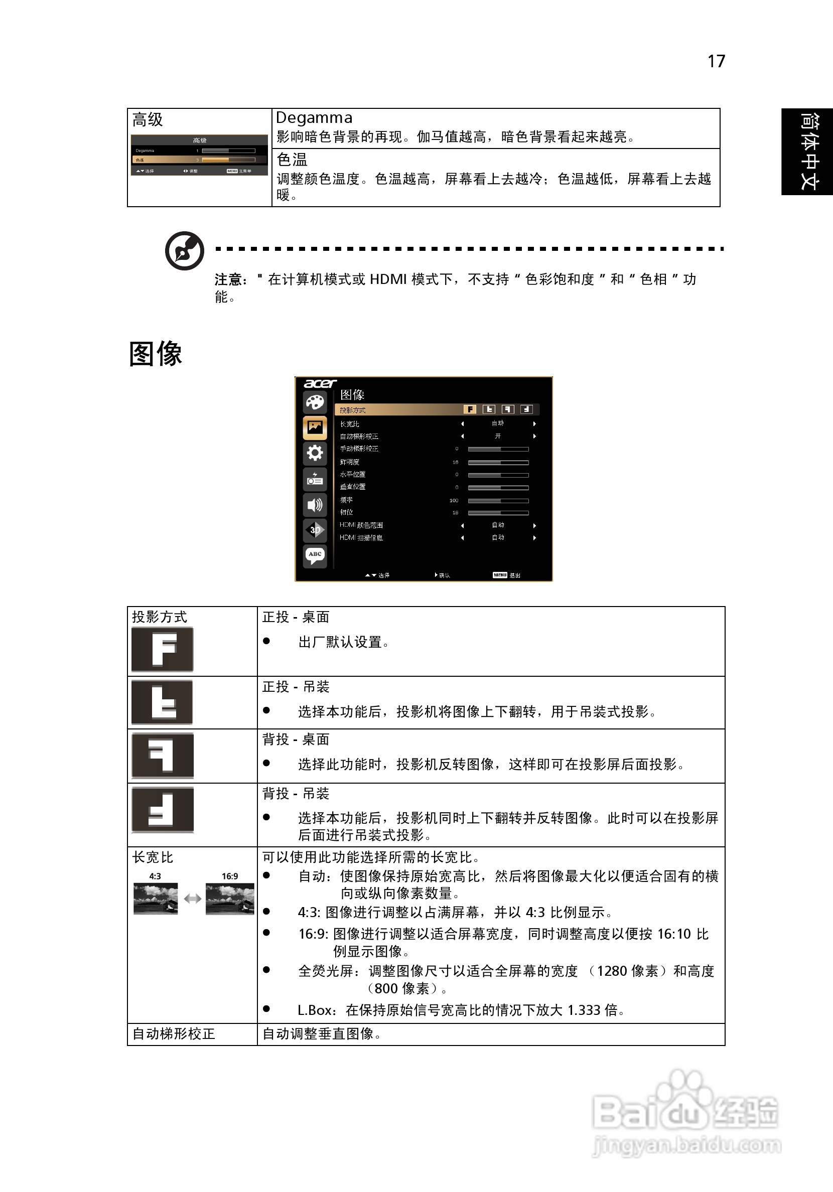 Acer K330投影机使用说明书:[3]
