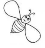 简笔画-小蜜蜂