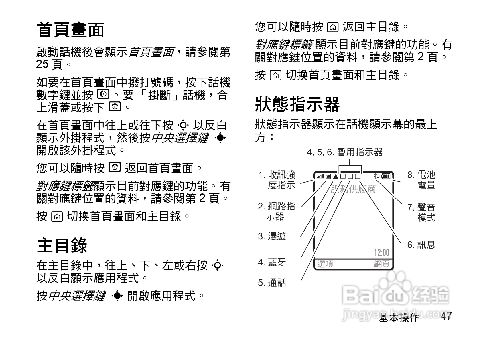 摩托罗拉MOTO Z8手机使用说明书:[5]