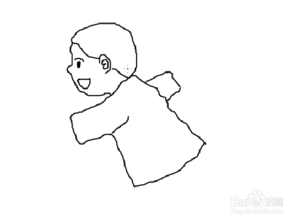 photoshop画跑步动作