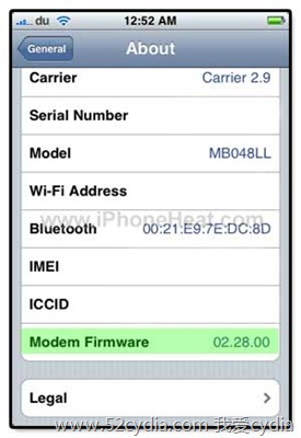 查询iPhone的固件和基带版本教程[基础]