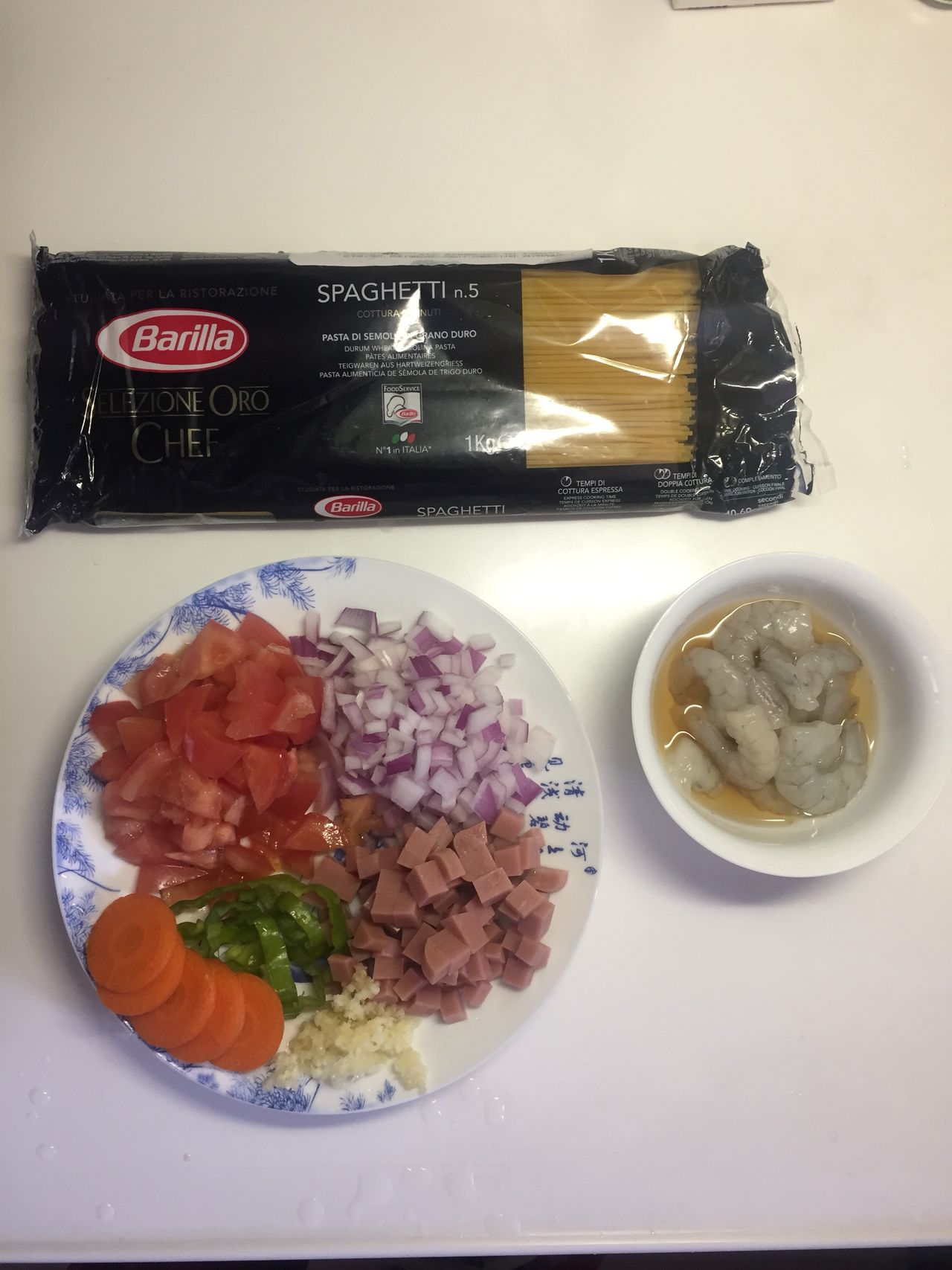 超美味的虾仁意面，每一口都是满满的幸福！