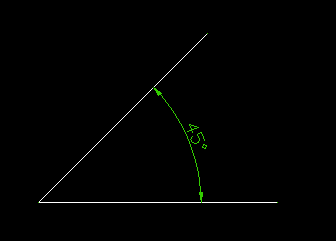 AutoCAD机械设计的角度标注