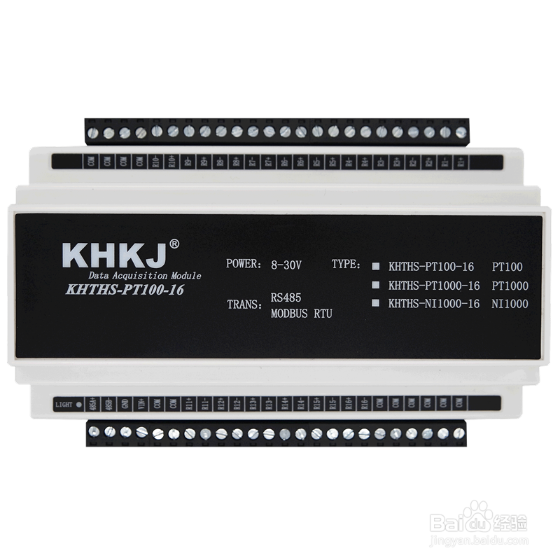 PT100采集模块如何通过485 Modbus协议连接PLC