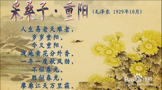 重阳节古诗，怎么配画