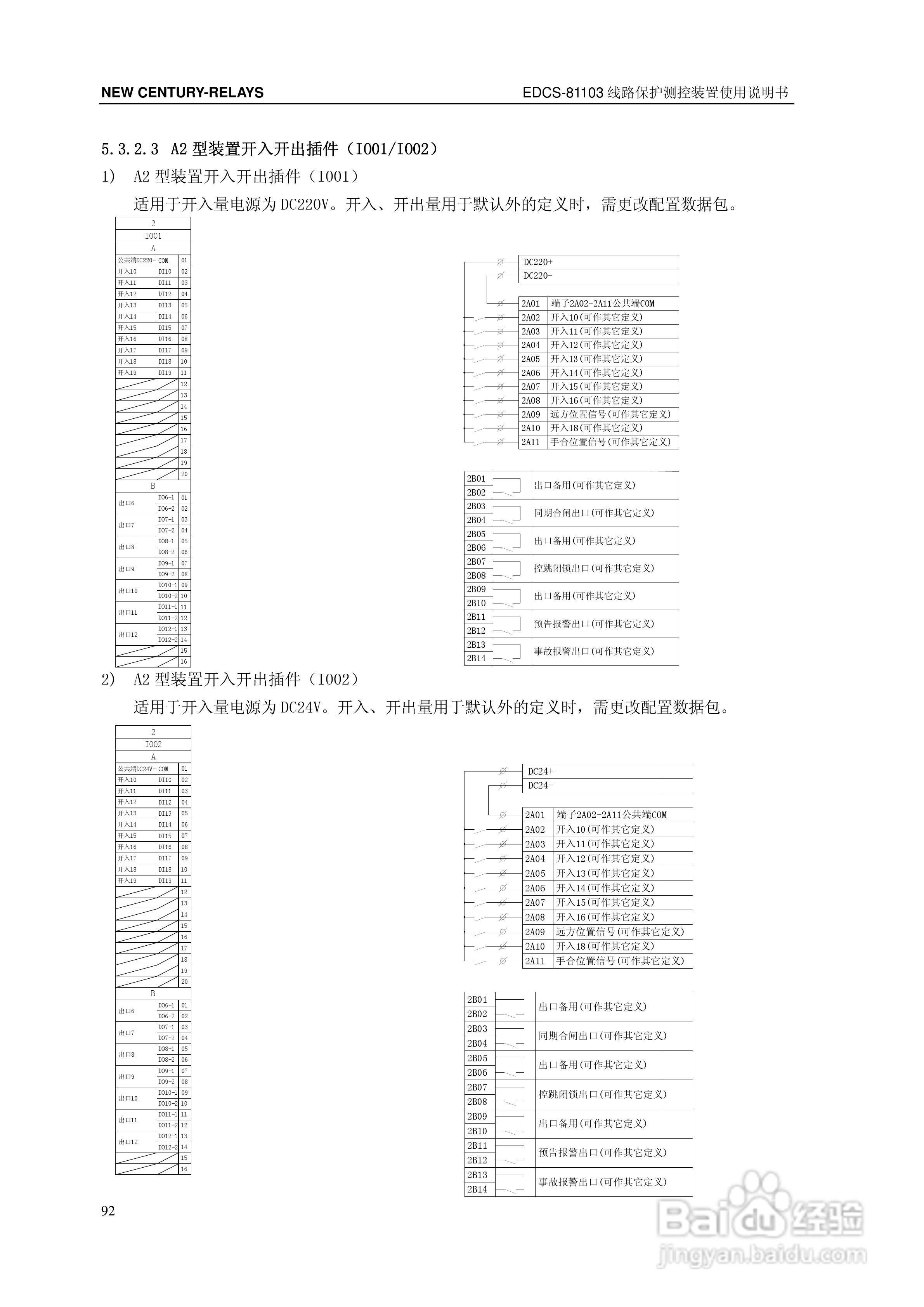 新世纪EDCS-81103线路保护测控装置说明书:[10]