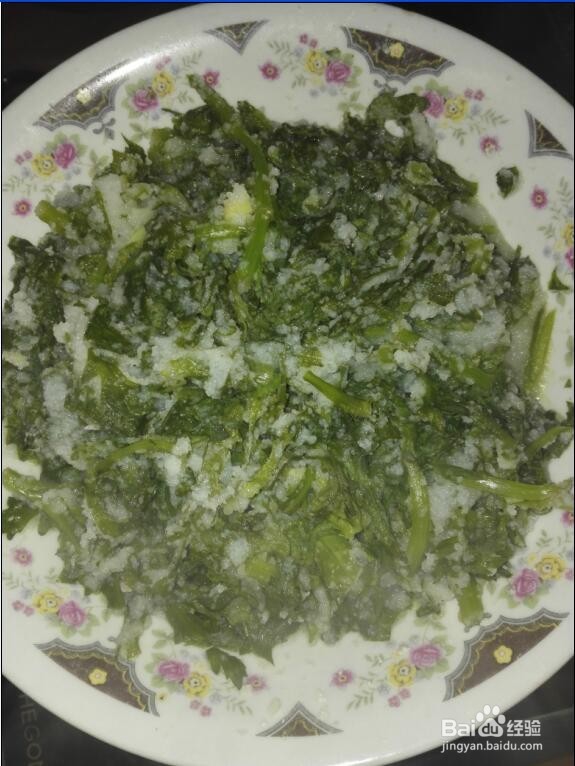 怎样做蒸茼蒿？