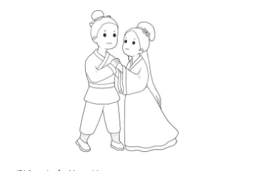 牛郎织女的简笔画怎么画