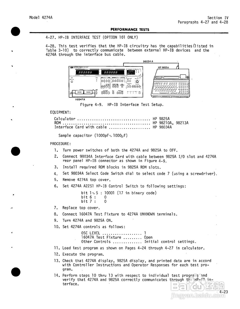 HP4274A分析仪用户使用手册:[4]