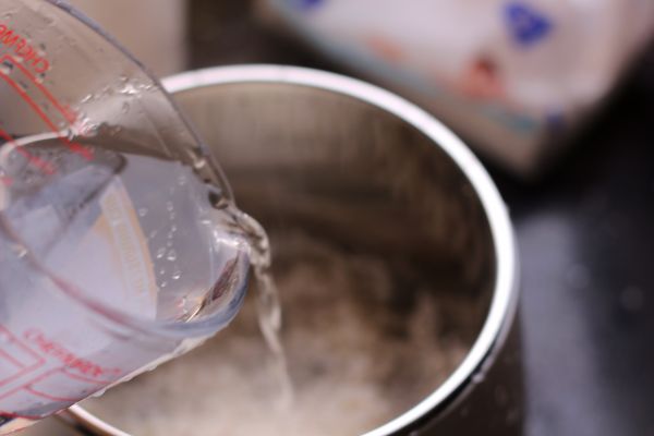 三文鱼肠煲仔饭