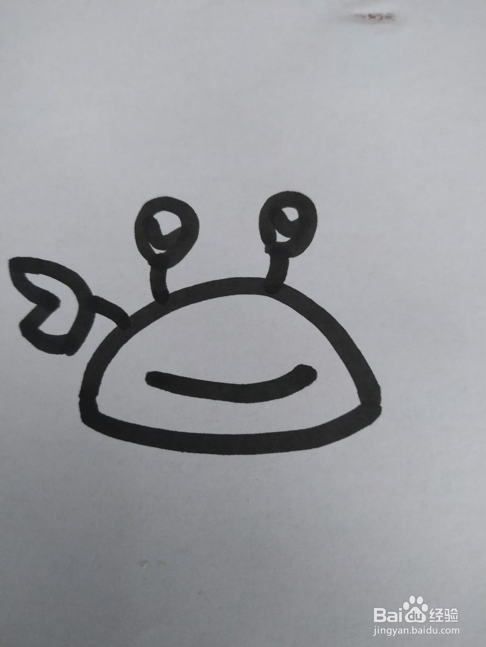 螃蟹的简笔画技法（七）