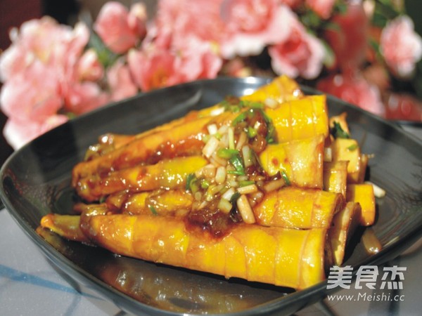 蚝油焖笋尖的做法