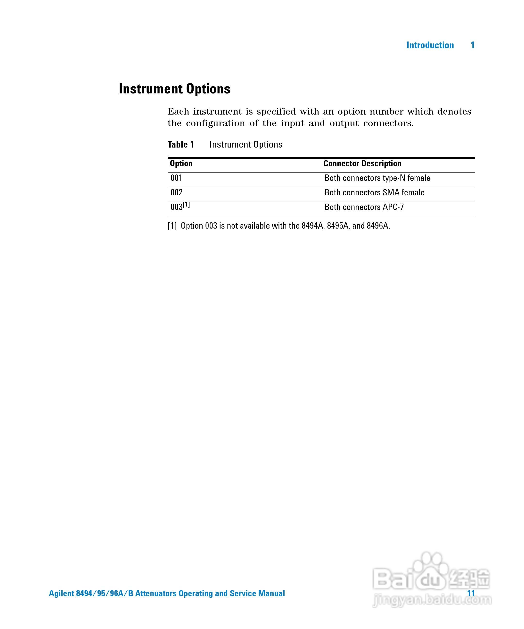 8494A手动步进衰减器使用手册:[2]
