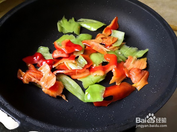 简单的尖椒干豆腐