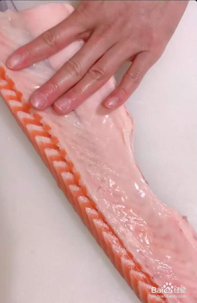 三文鱼各部位切片图解