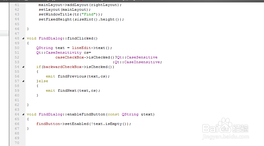 Qt5 Windows编程：[6]查找对话框
