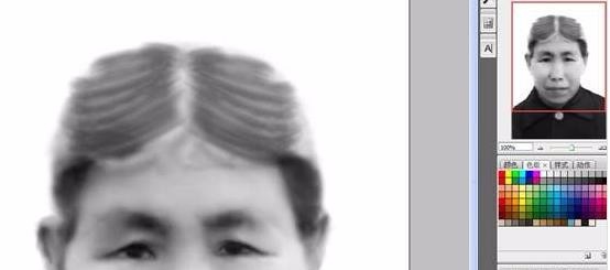 Photoshop修复带有网纹的黑白旧照片教程