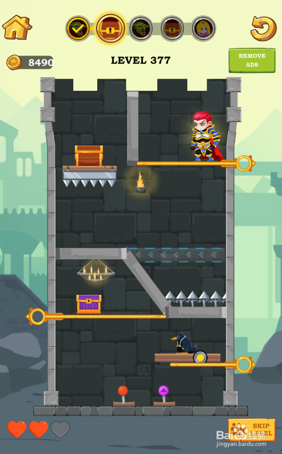 Super Hero Rescue的Level 377如何通过