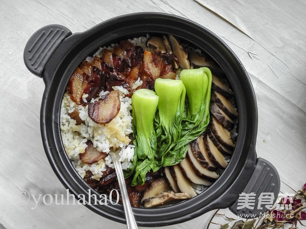 腊肉煲仔饭的做法
