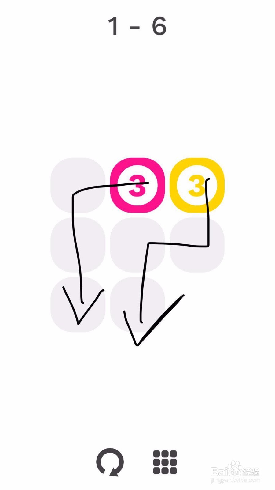 纠结的蛇：第1-1、2、3、4、5、6关答案