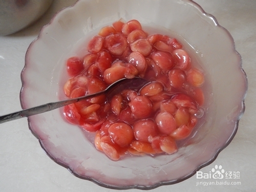 如何制做樱桃果馅