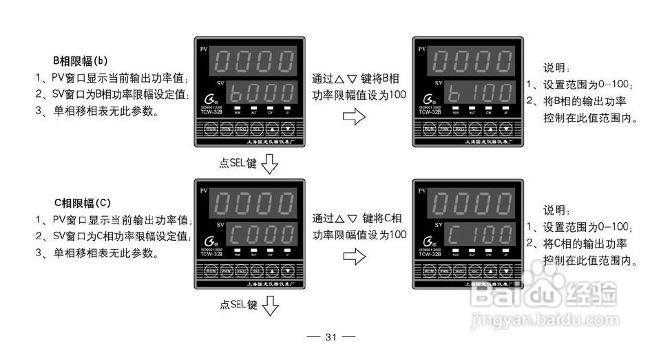 TCW-32B智能化数显温控仪使用说明书:[4]