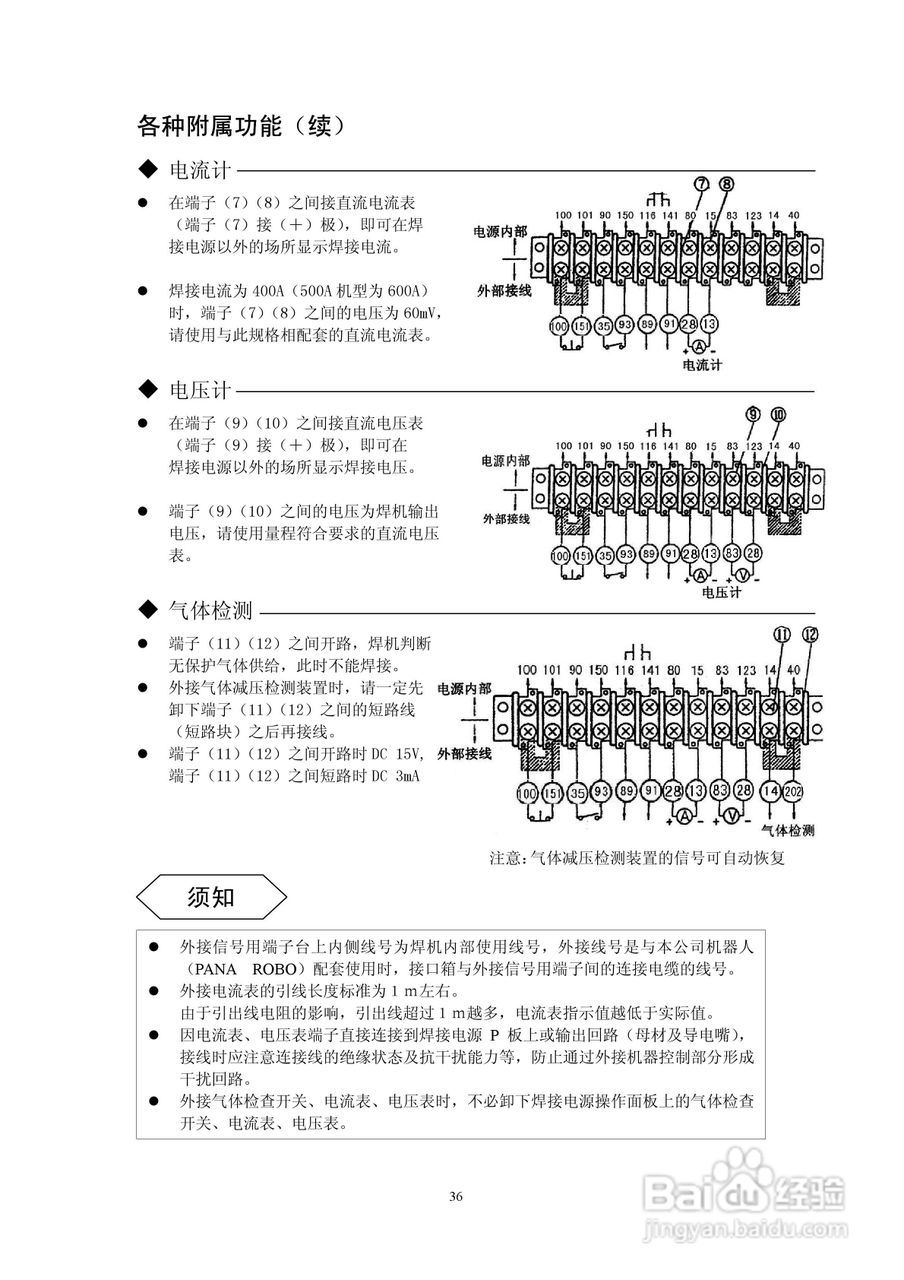 松下逆变式CO2MAG焊机YD-350500RF2HGH使用说明书:[4]