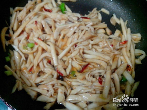 蚝油鸡腿菇的做法