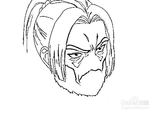 简笔画-如何画q版人物石纪元黑曜的简笔画