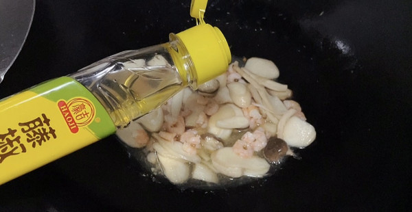 藤香虾仁杏鲍菇