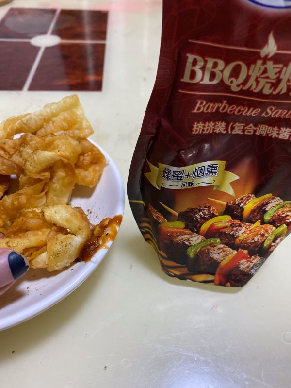 馄饨皮油炸薄脆